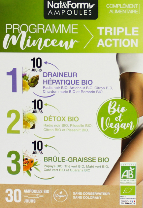 PROGRAMME MINCEUR triple action