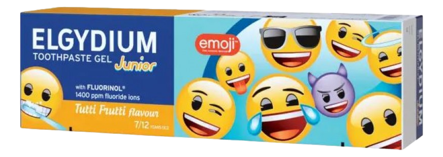 ELGYDIUM EMOJI GEL DENTIFRICE TUTTI FRUTTI    7-12 ans